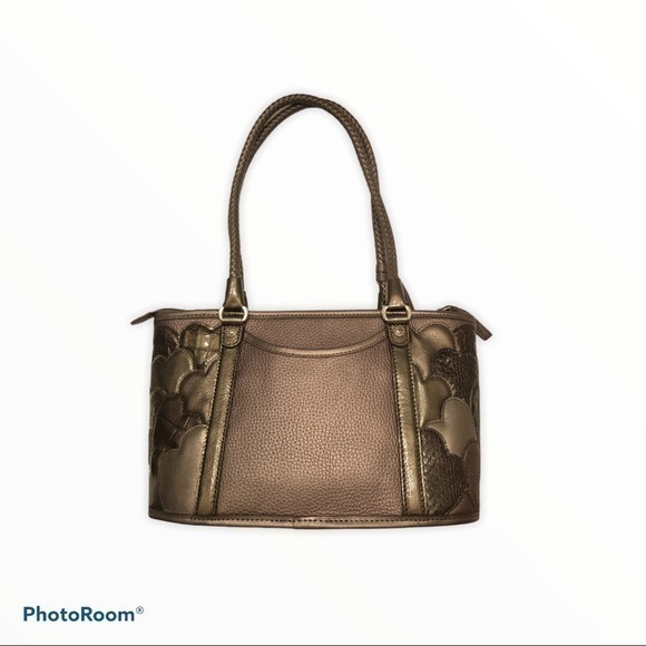 Brighton silver metallic multi texture tote bag - Picture 6 of 6